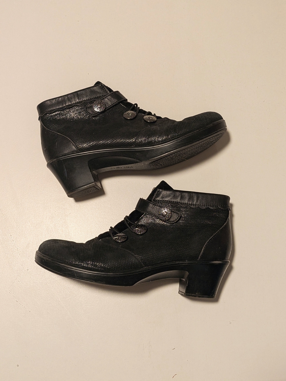 Alegria Eliza Ankle Boot-Black